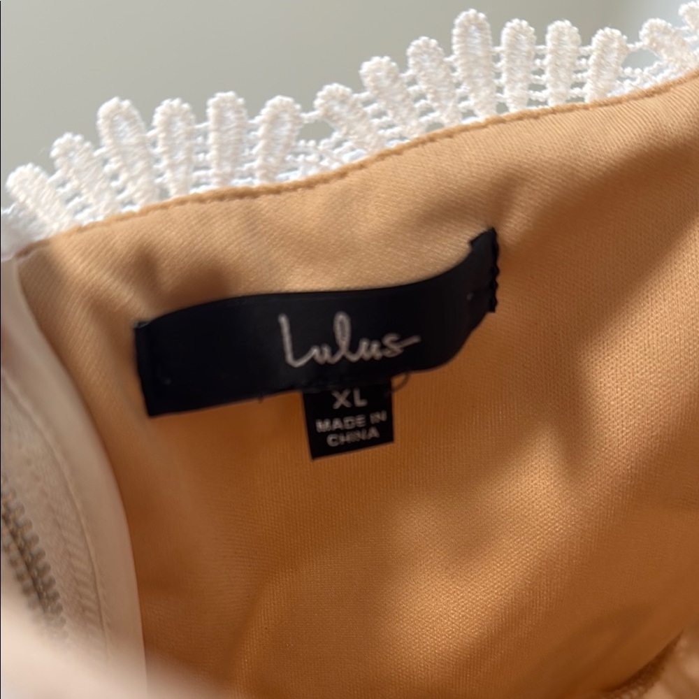 Lulus Elegant White Lace Halter Dress - Picture 5 of 7